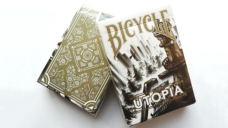 Игральные карты Bicycle Utopia Gold картинка