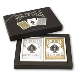смотреть Bicycle Gold and Silver Deck Set Bicycle Gold and Silver Deck Set картинка