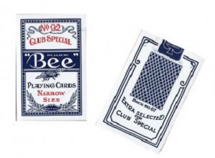 Bee Bridge Size Cards Blue 