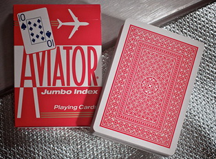 Игральные карты Aviator (Jumbo Index) купить